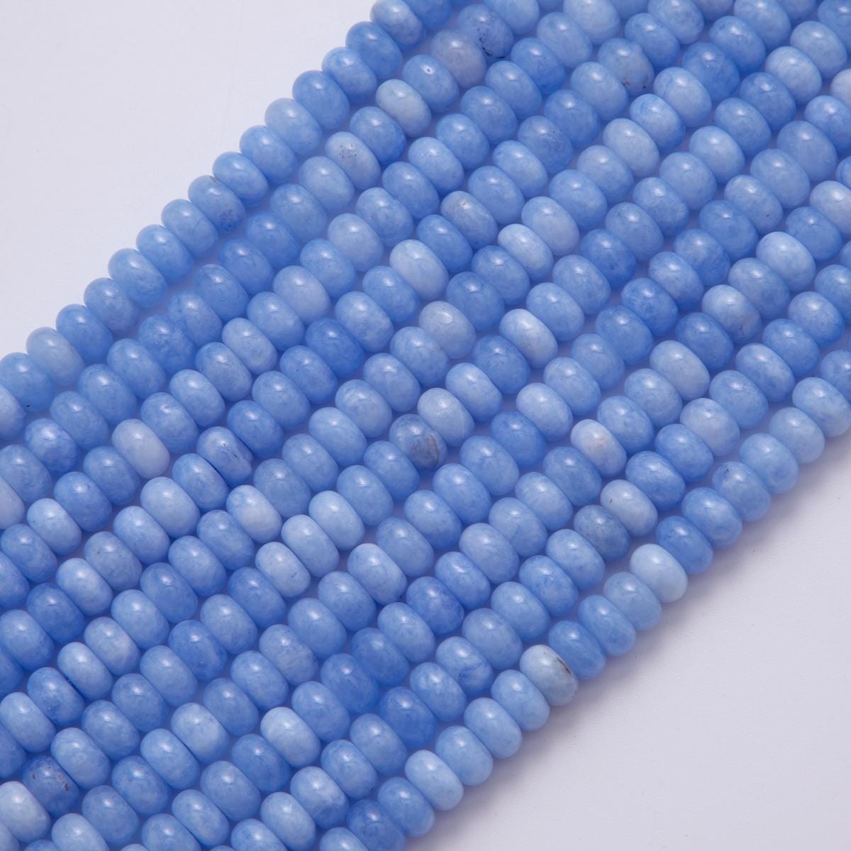 8mm Multicolor Blue Calcite Natural Gemstone Bead Strand Finding | WA-415