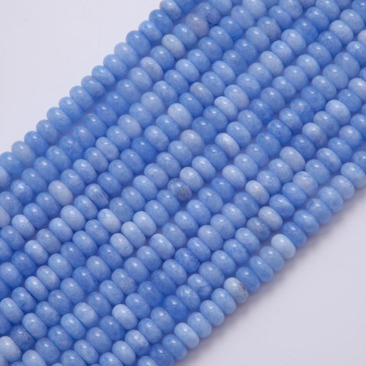8mm Multicolor Blue Calcite Natural Gemstone Bead Strand Finding | WA-415