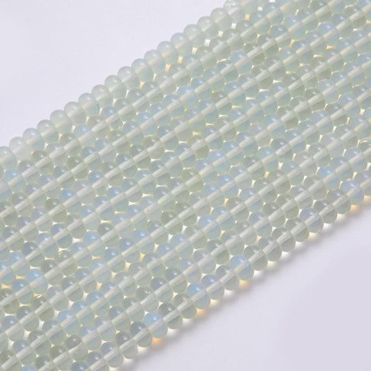 8mm Clear Quartz Natural Gemstone Bead Strand Finding | WA-416