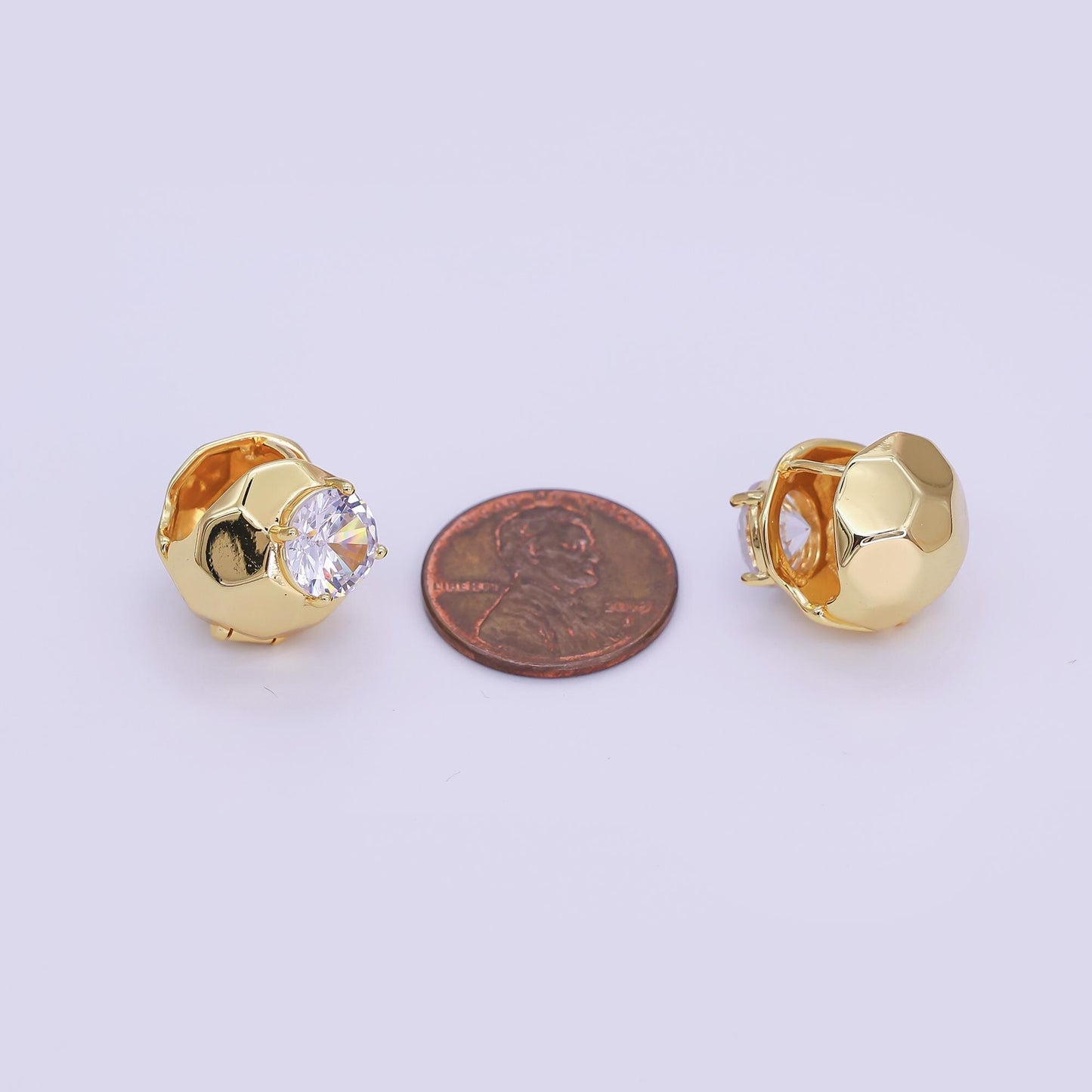 Dainty Micro Pave Evil Eye CZ Stud Earring, Protection Amulet Jewelry Studs for Everyday Wear T-282