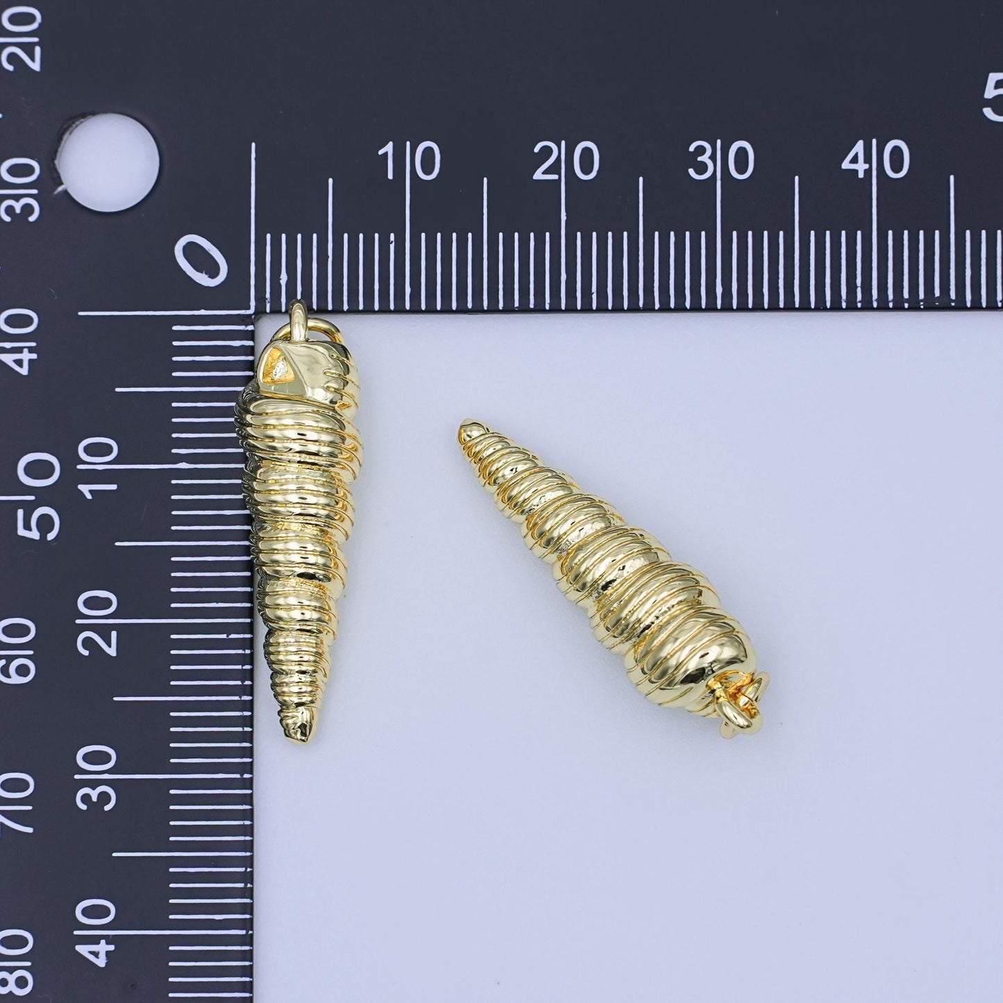 24K Gold Filled Minimalist Conch Sea Shell Charm | M923
