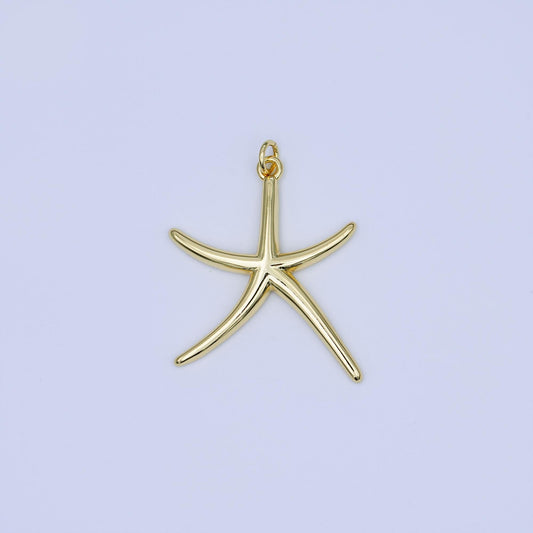 24K Gold Filled Minimalist Starfish Charm | M918