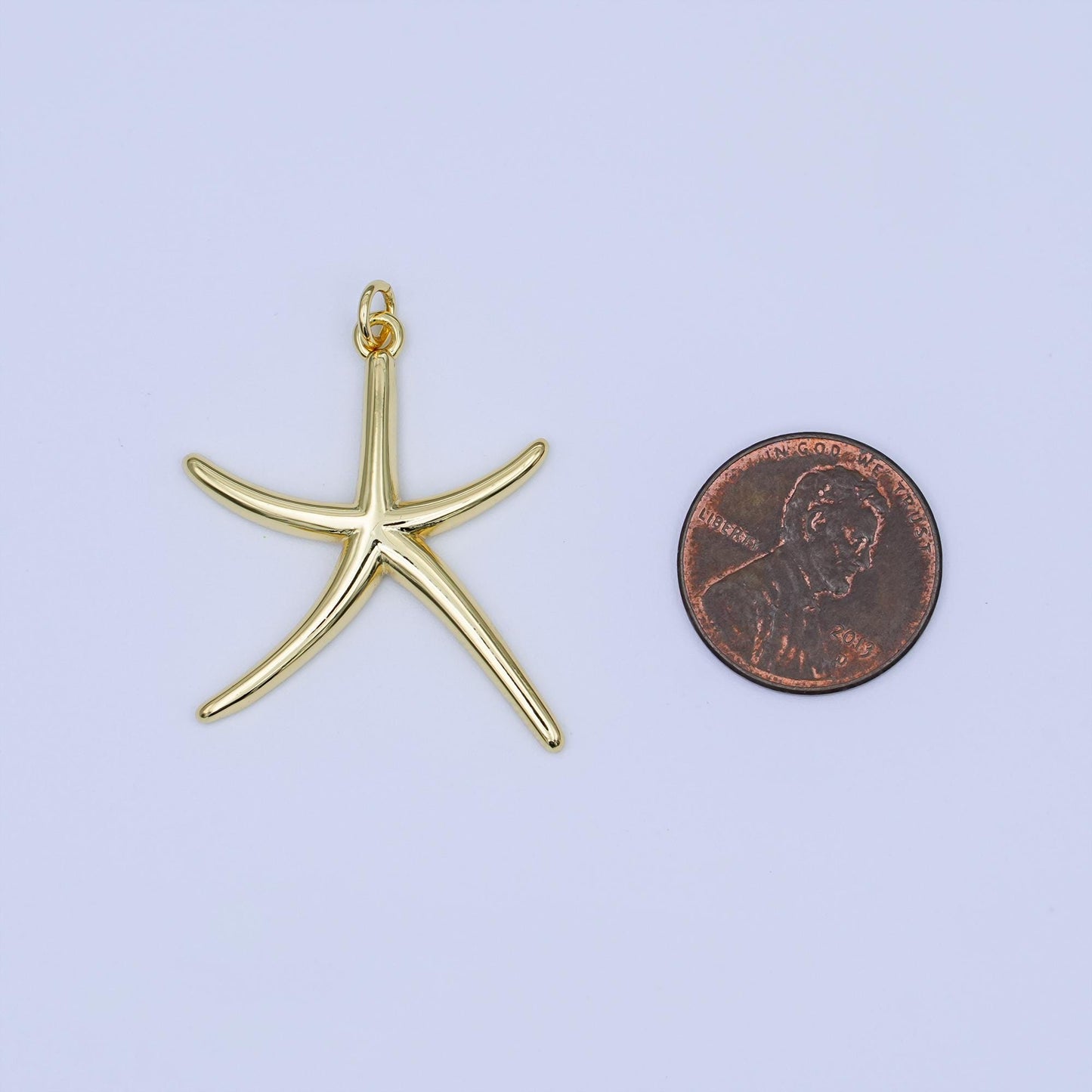 24K Gold Filled Minimalist Starfish Charm | M918