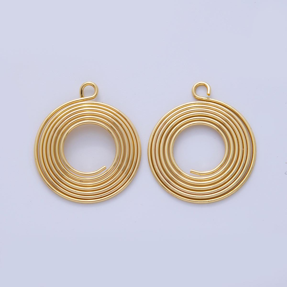Stainless Steel 30mm Circular Wire Open Round Charm | Z1200