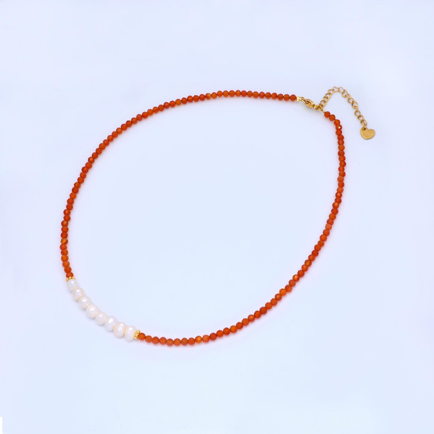 Stainless Steel Freshwater Pearl Lapis Lazuli, Citrine, Amethyst Gemstone 16 Inch Necklace | WA-3040 ~ WA-3042