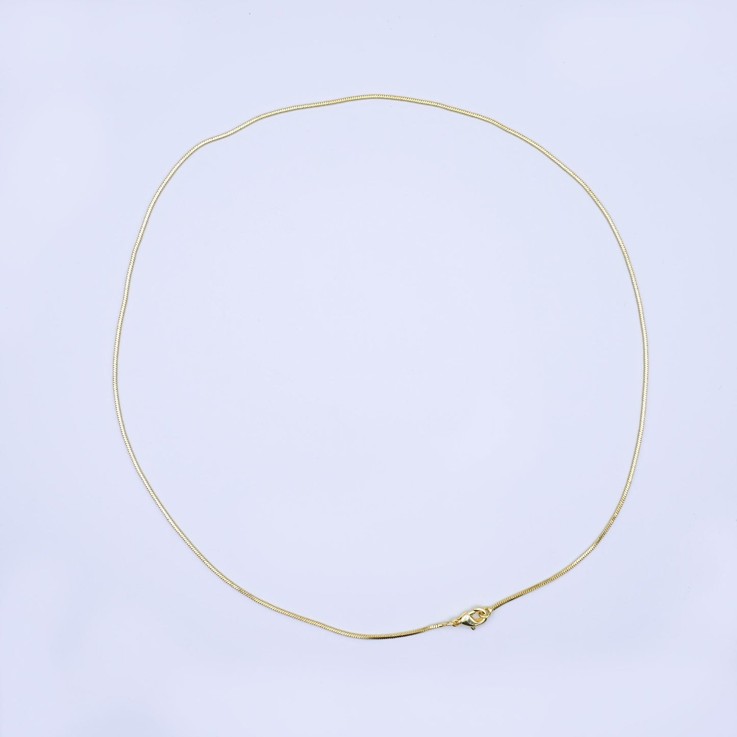 24K Gold Filled 1.2mm Snake Cocoon 18 Inch Chain Necklace | WA-3232