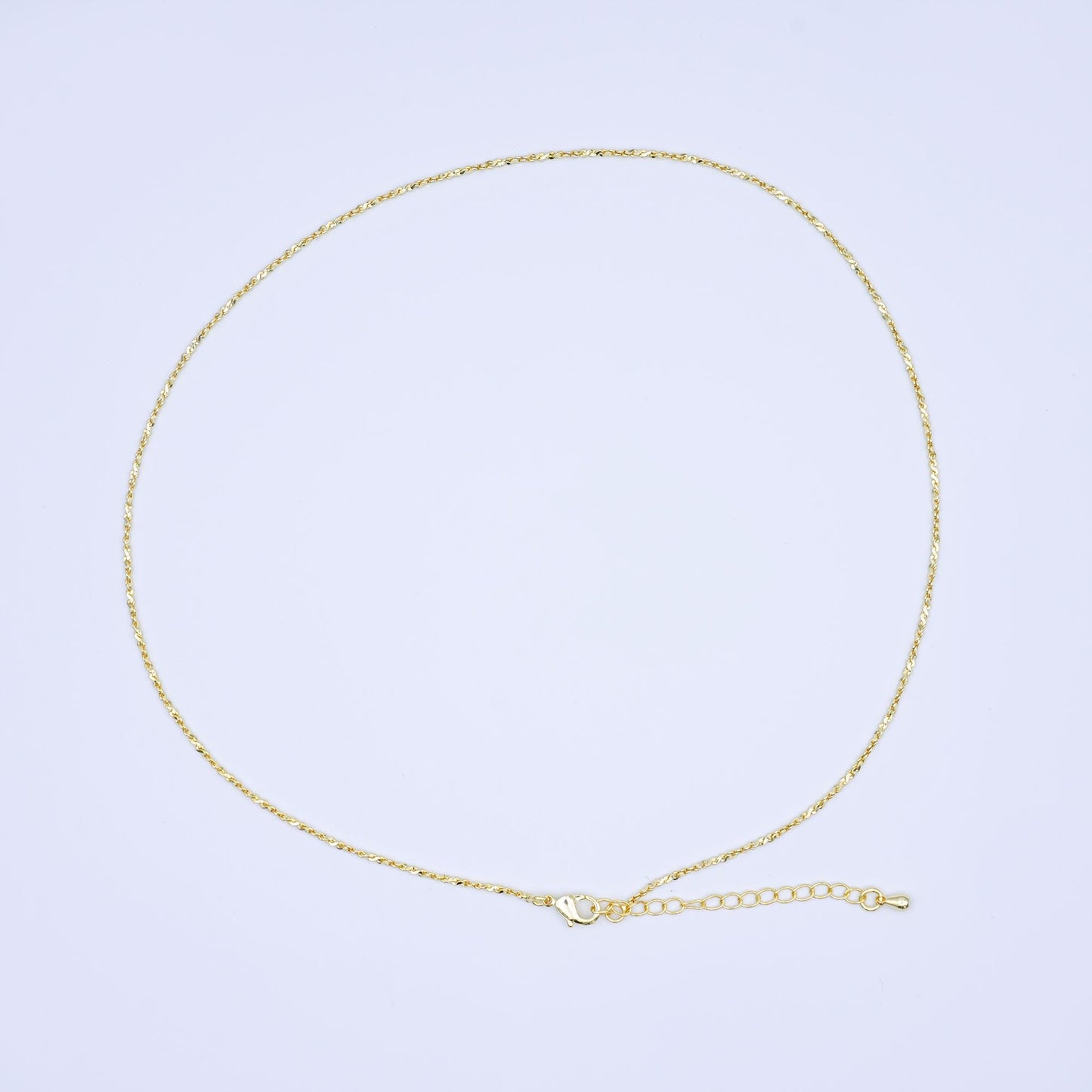 24K Gold Filled 1.5mm S-Link 16 Inch Chain Necklace | WA-3226