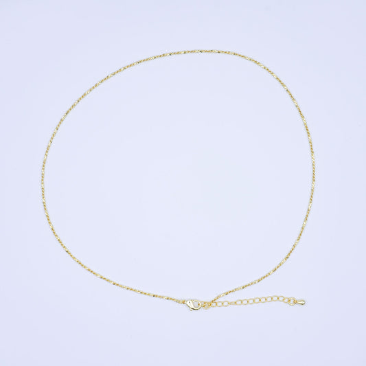 24K Gold Filled 1.5mm S-Link 16 Inch Chain Necklace | WA-3226