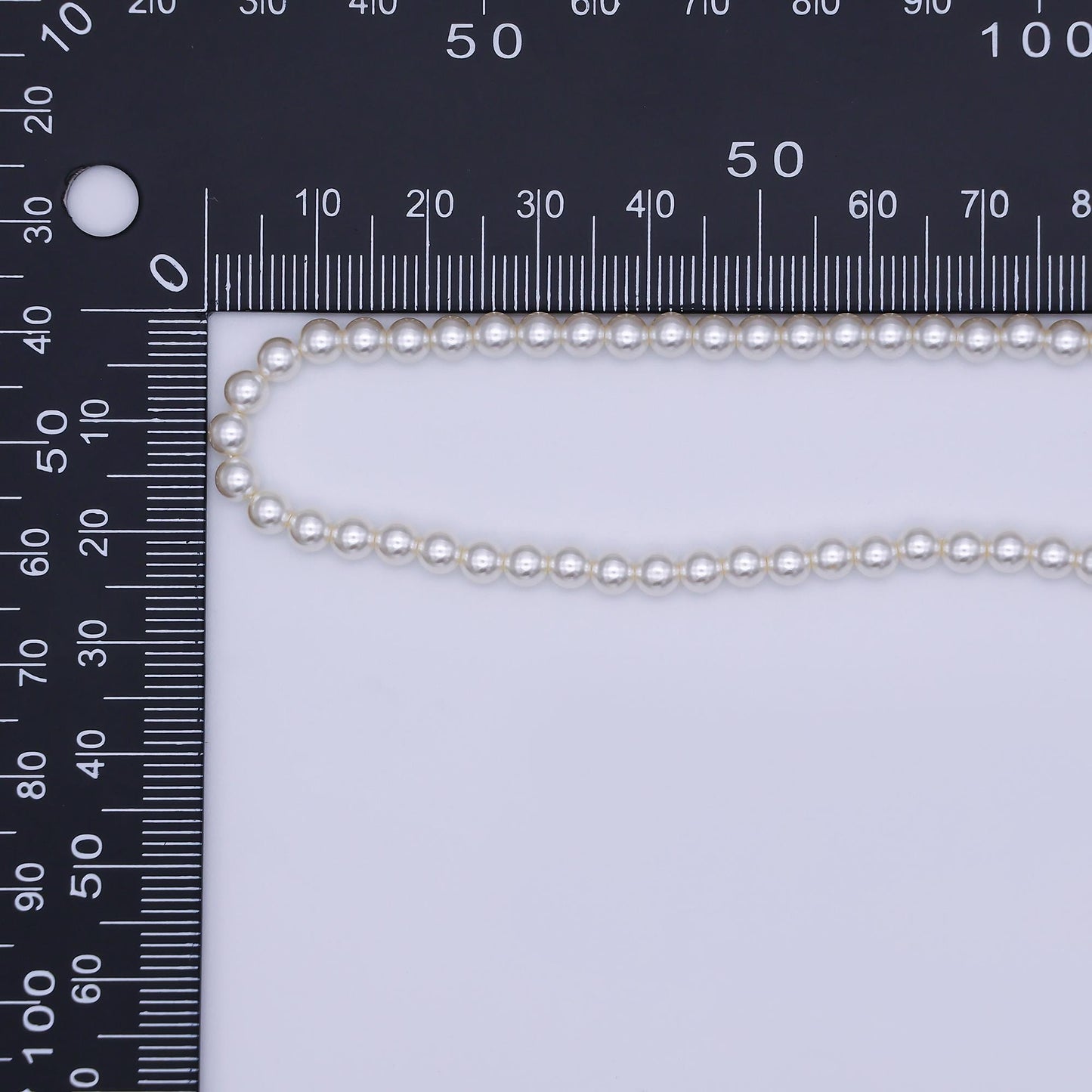 Handcrafted White Shell Pearl Necklace 17 inch + 2 inch extender for Layering minimalist Jewelry Making Supply WA2853