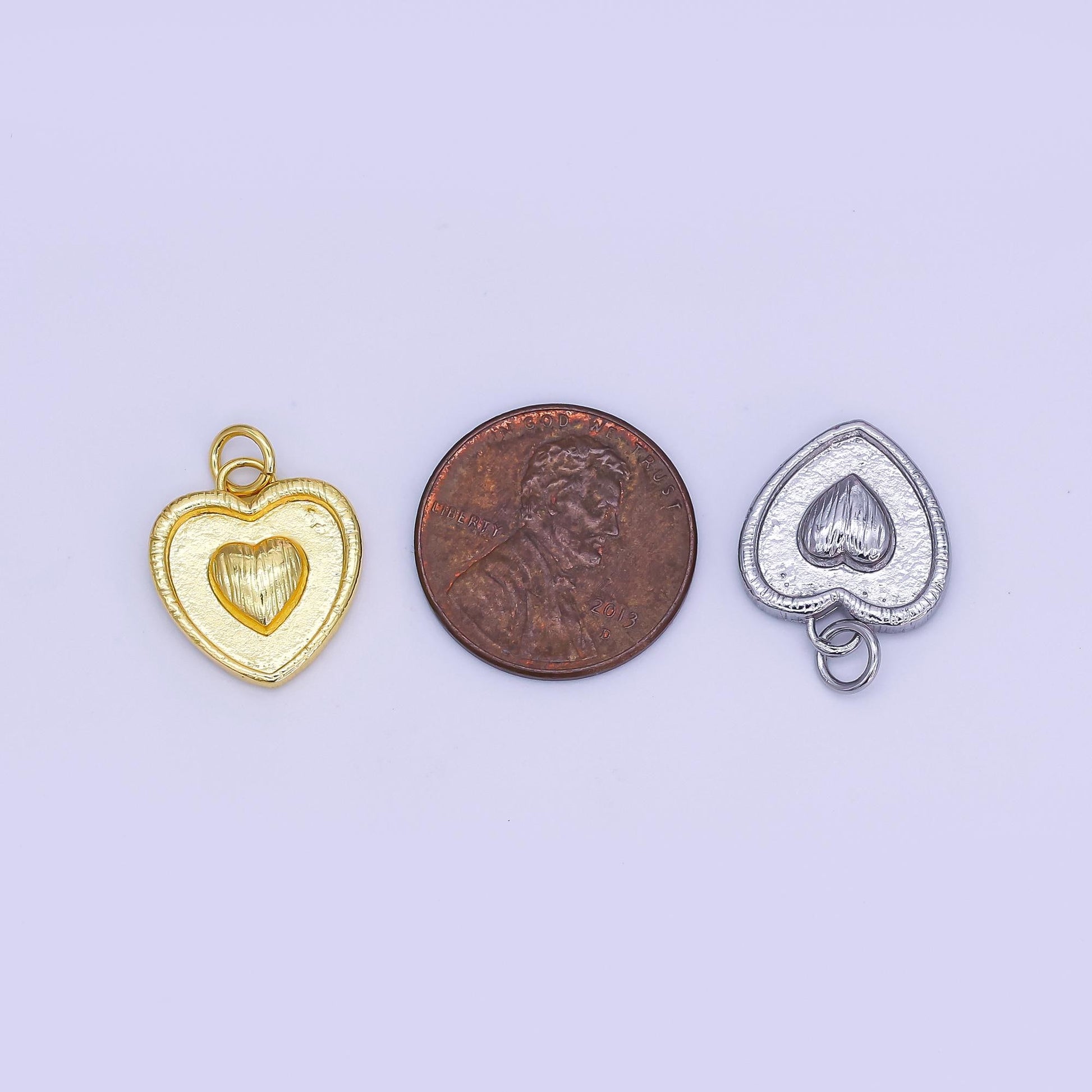 Mini 24K Gold filled heart charm necklace sunburst gold pendant, dainty heart love valentine gift necklace supply AJ-291