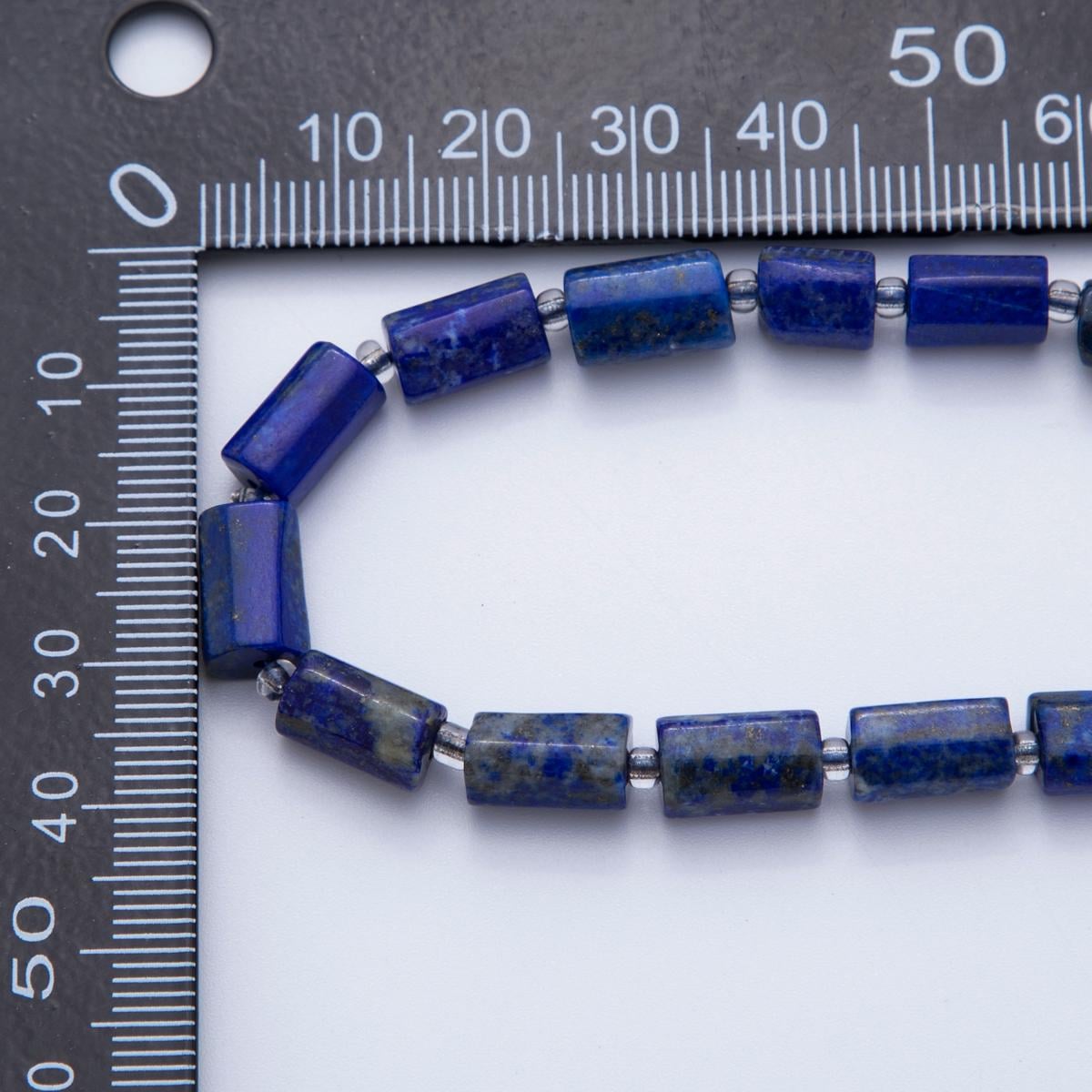 Natural Blue Lapis Lazuli Bead Stone Cylinder gemstone beads Tube barrel beads 10x6 mm WA-1574
