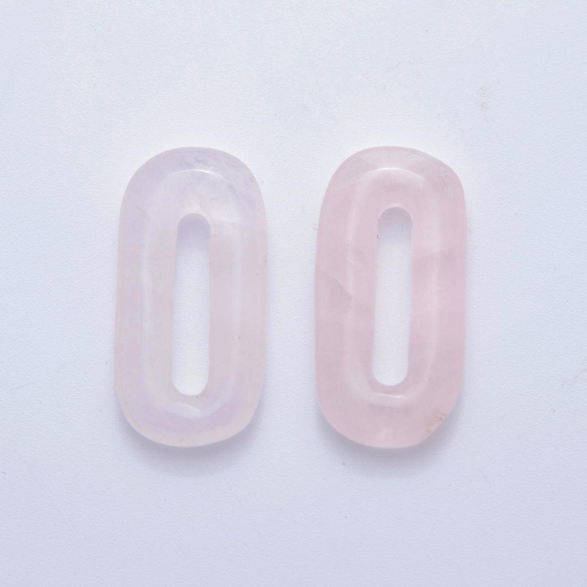 Gemstone natural oval open stone beads Colorful gemstone oblong oval findings 30mm x 15mm jewelry supply WA-3265