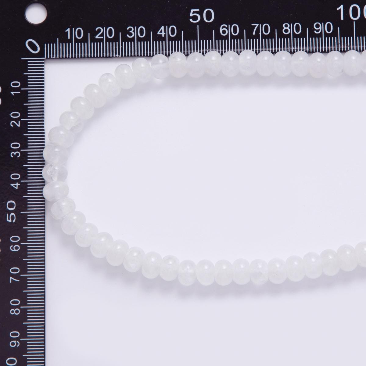 Natural Clear Quartz smooth rondelles beads Stone beads 6x2mm 15 inch strand Gemstone WA-019
