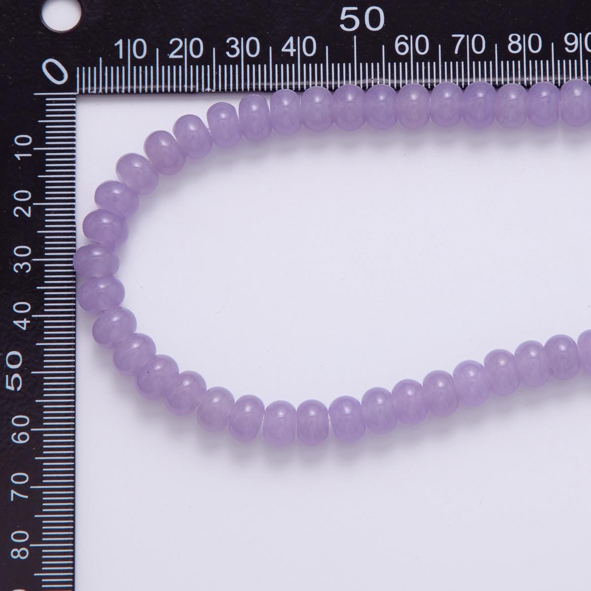 8mm Purple Agate Gemstone Bead Strand | WA-031