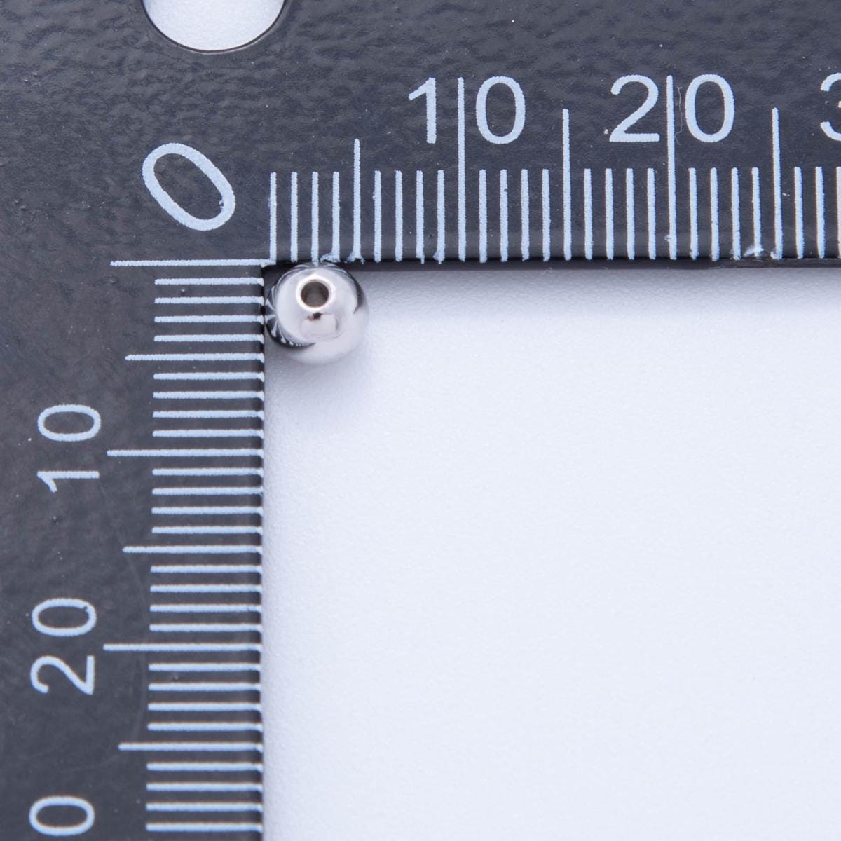 10x Silver dainty round ball spacer beads, geometric beads bracelet connector for bracelet jewelry making supply findings 3,4,5,6 mm B-306