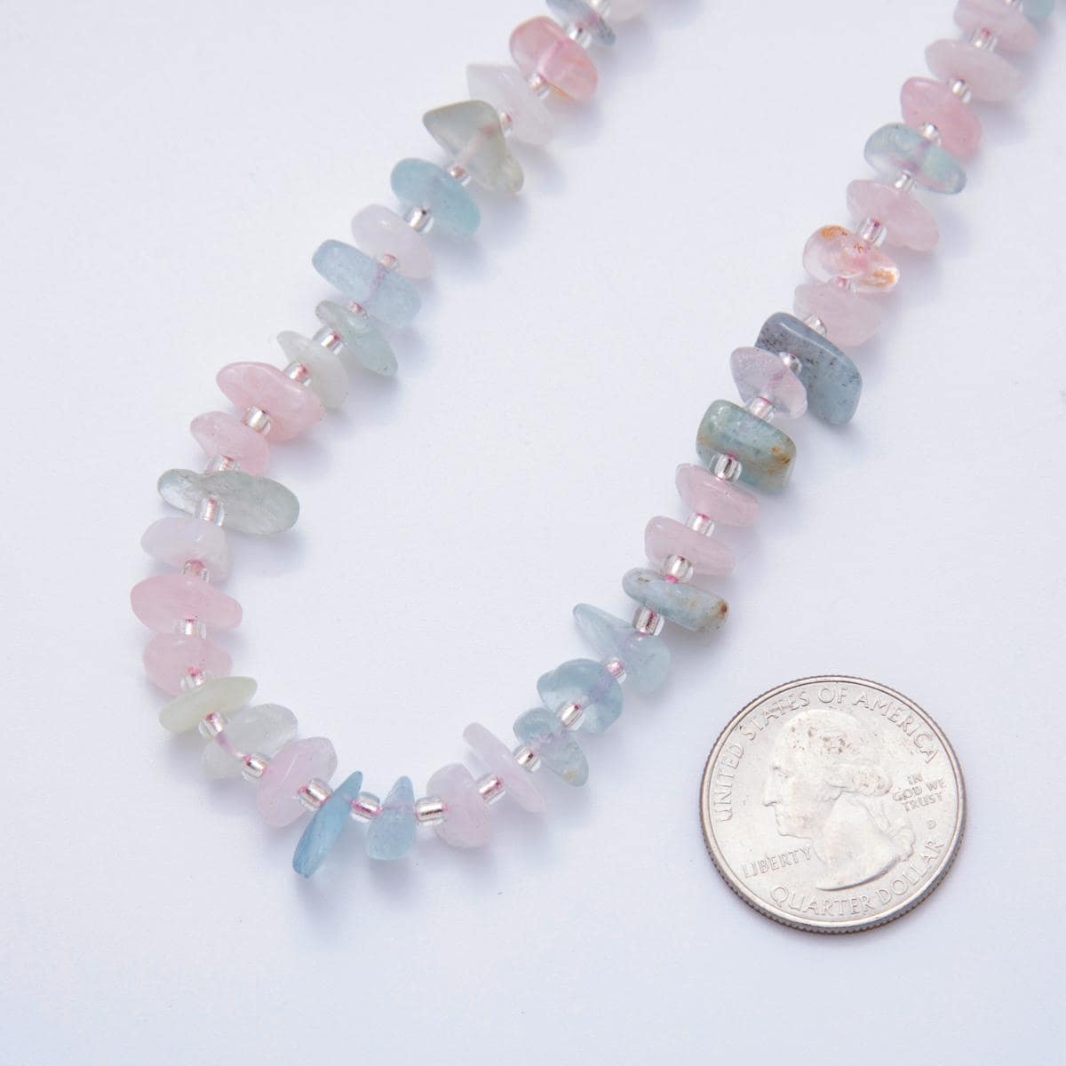 Natural Gemstone Smooth Freeform Rondelle Beads Semi Precious Morganite Gemstone Beads Jewelry Making Bracelet Necklace WA-2103