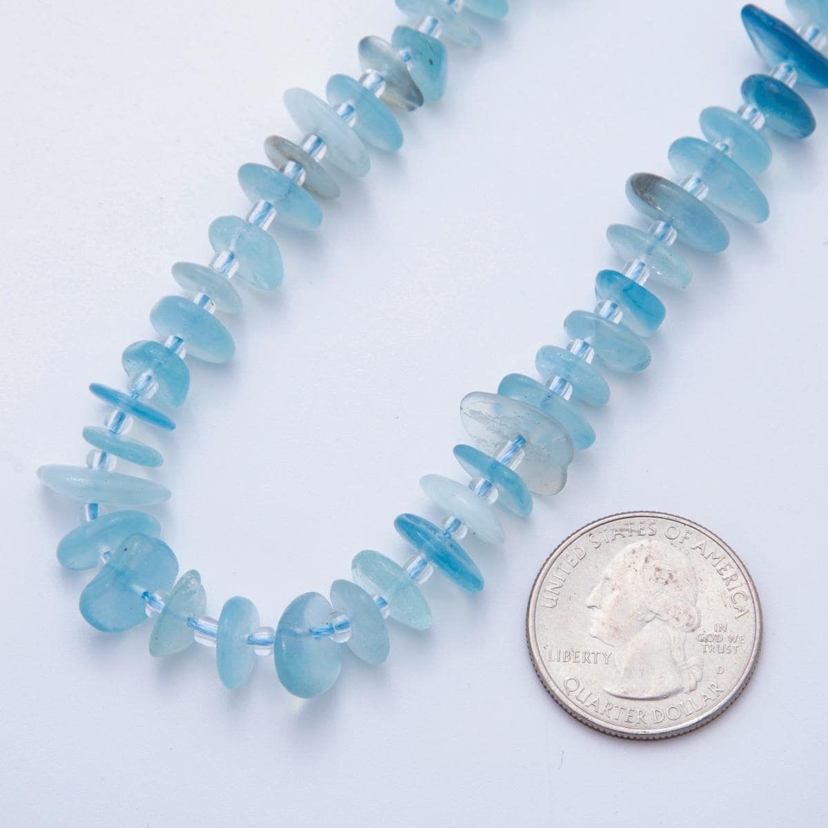 Natural Gemstone Smooth Freeform Rondelle Beads Quartz Beads Jewelry Making Bracelet Necklace WA-2249
