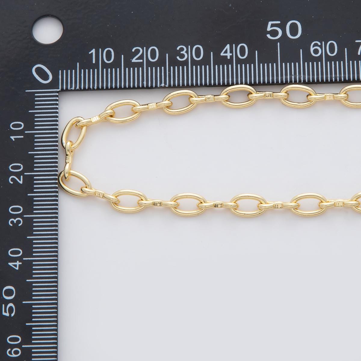 16K Gold Filled 1.5mm Minimalist Cable Unfinished Chain by Yard Cable Link Chain Necklace for Jewelry Making Layering Charms DIY | Roll-1787
