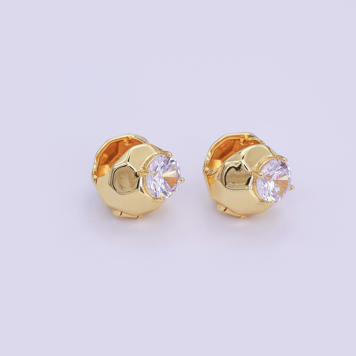 Dainty Micro Pave Evil Eye CZ Stud Earring, Protection Amulet Jewelry Studs for Everyday Wear T-282