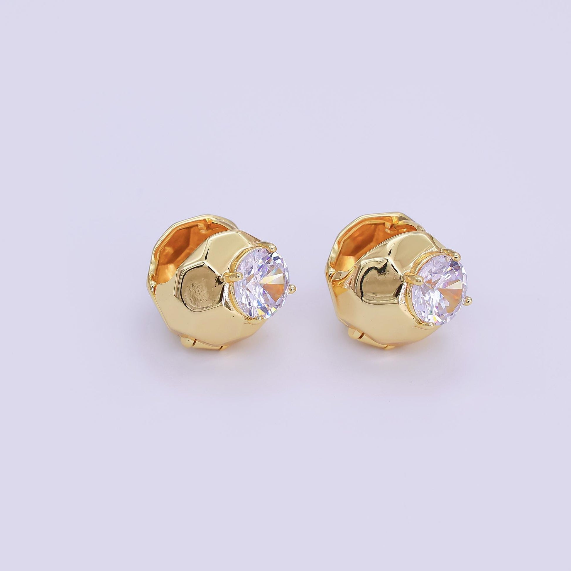 Dainty Micro Pave Evil Eye CZ Stud Earring, Protection Amulet Jewelry Studs for Everyday Wear T-282