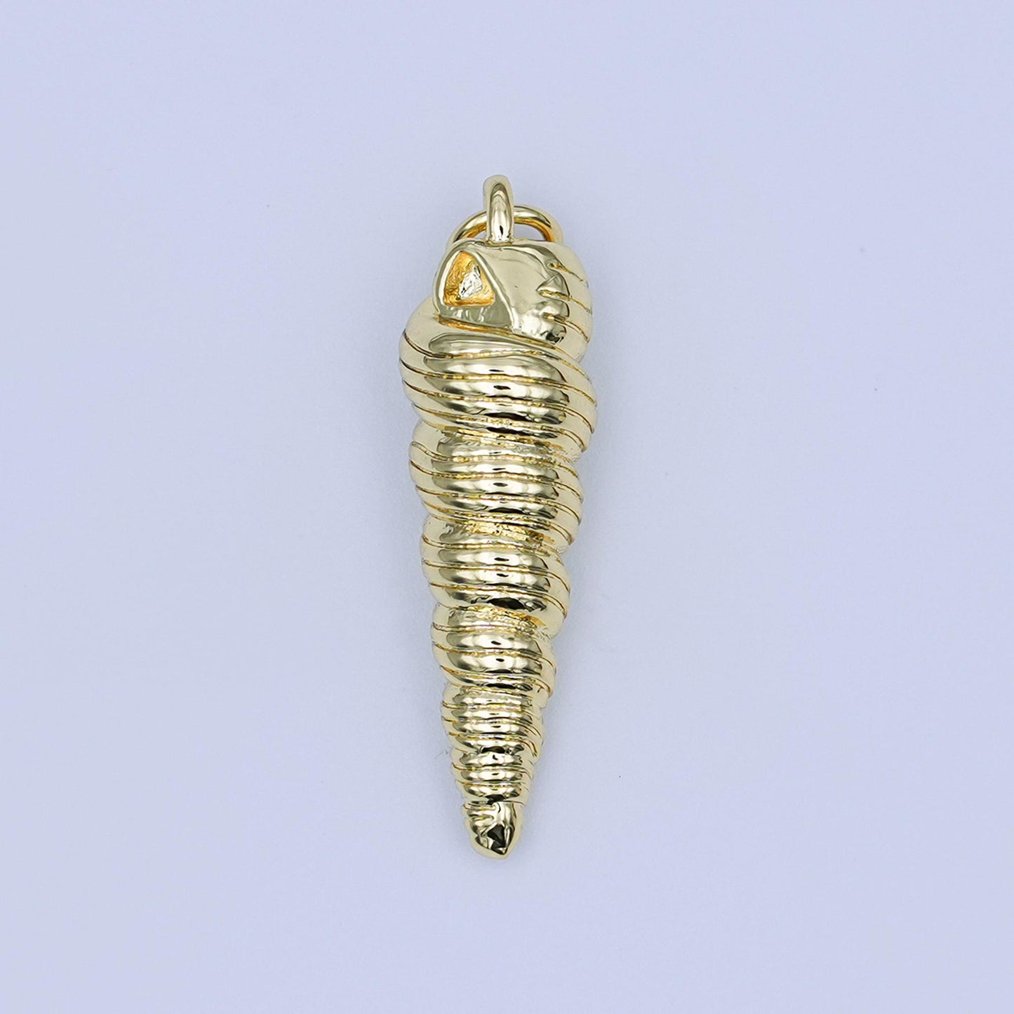 24K Gold Filled Minimalist Conch Sea Shell Charm | M923