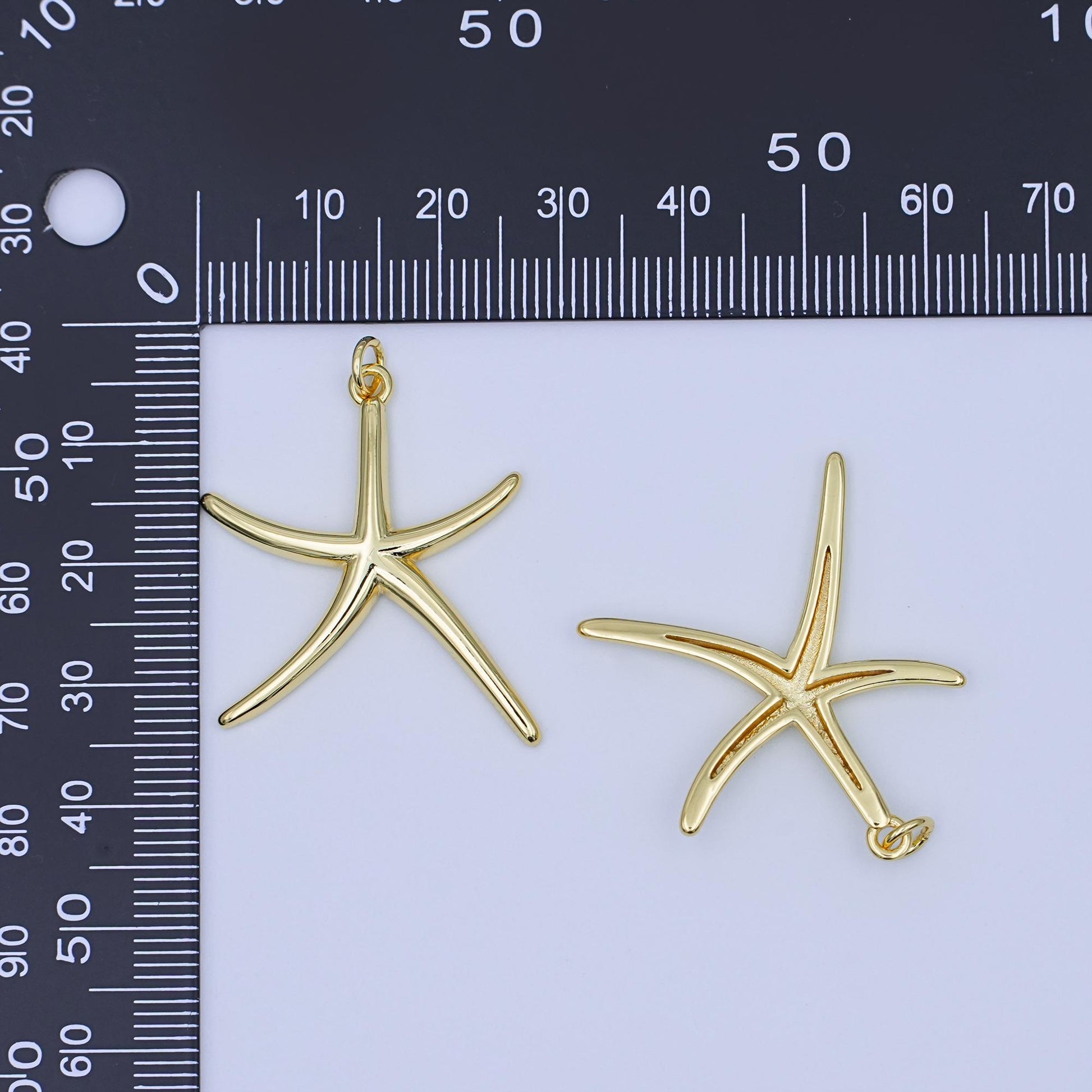24K Gold Filled Minimalist Starfish Charm | M918