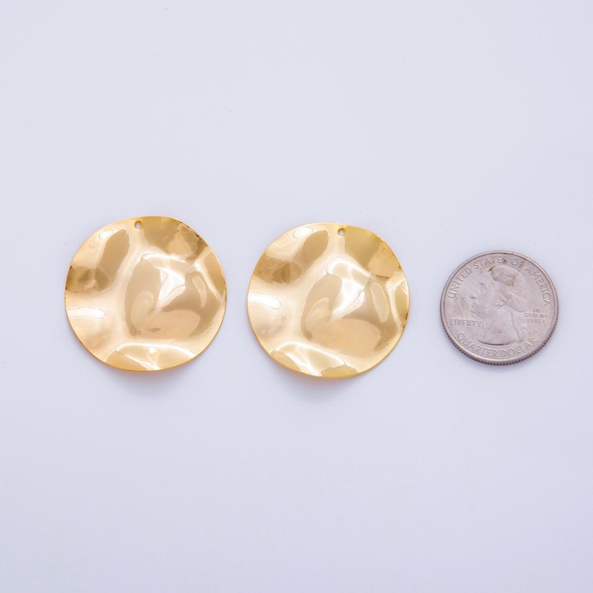 Dainty Gold Molten Abstract Charms Geometric Gold Earring Findings Dangle Charm for Earring Components DIY Jewelry Making Z-1185
