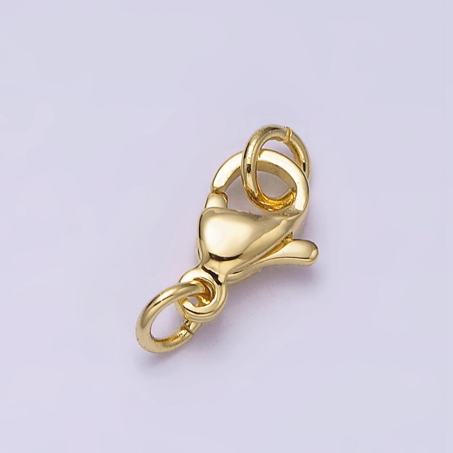 16k gold filled 9mm lobster clasps closure jump ring jewelry supply in gold & silver | z1049 z390