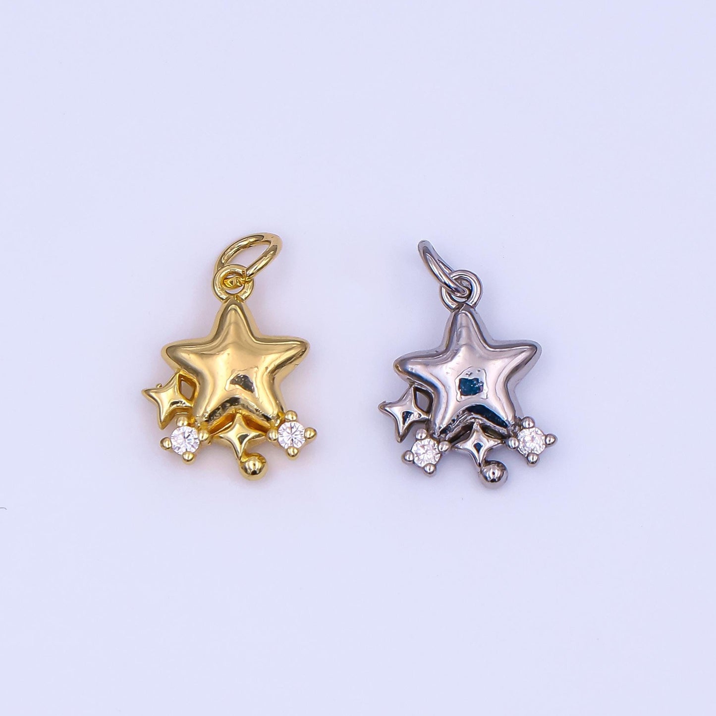Shooting Star Charm Twinkle Little Star Children's Jewelry Cute Gifts For Girls, Kid's Gifts, Star Charm Necklace, Kawaii Jewellery AF-498