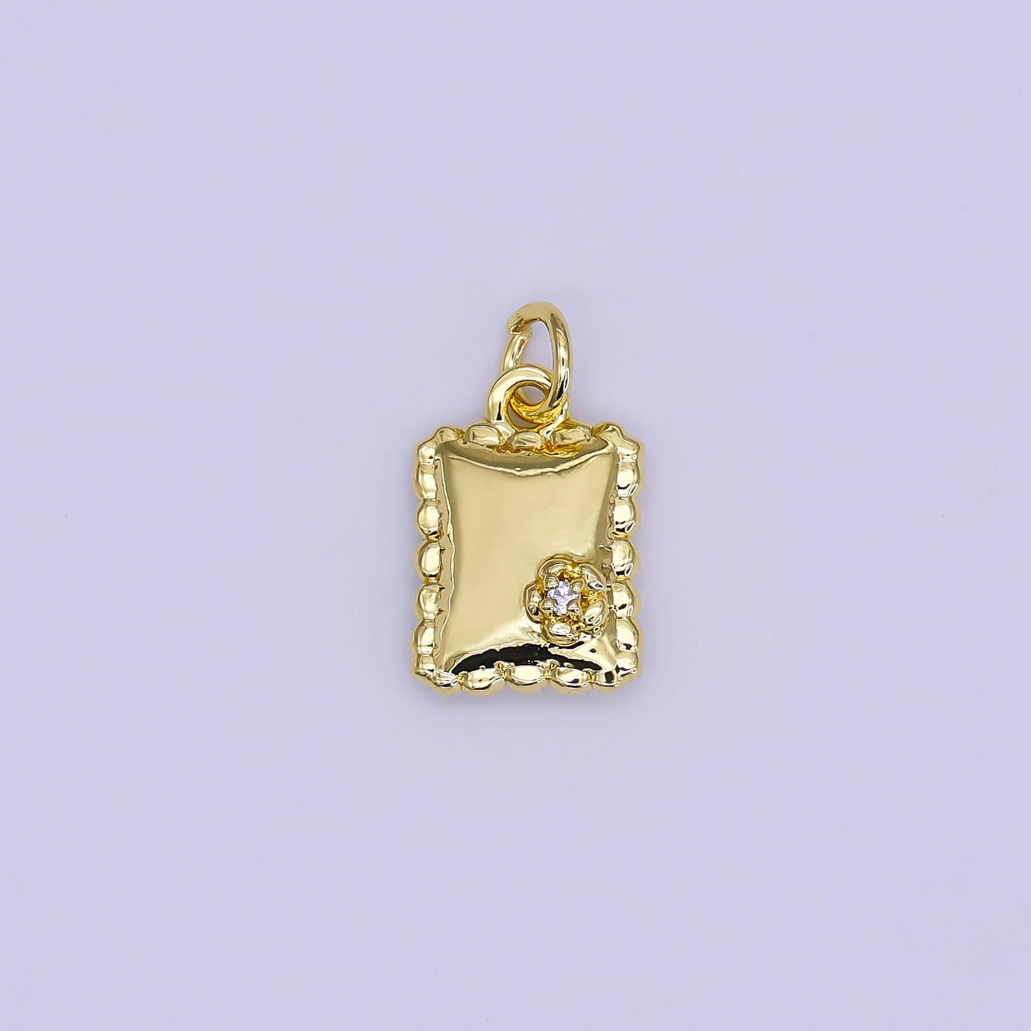 Mini 24K Gold Filled Pasta charm Ravioli Italian lover pendant foodie mix charm for bracelet necklace earring component AJ-306