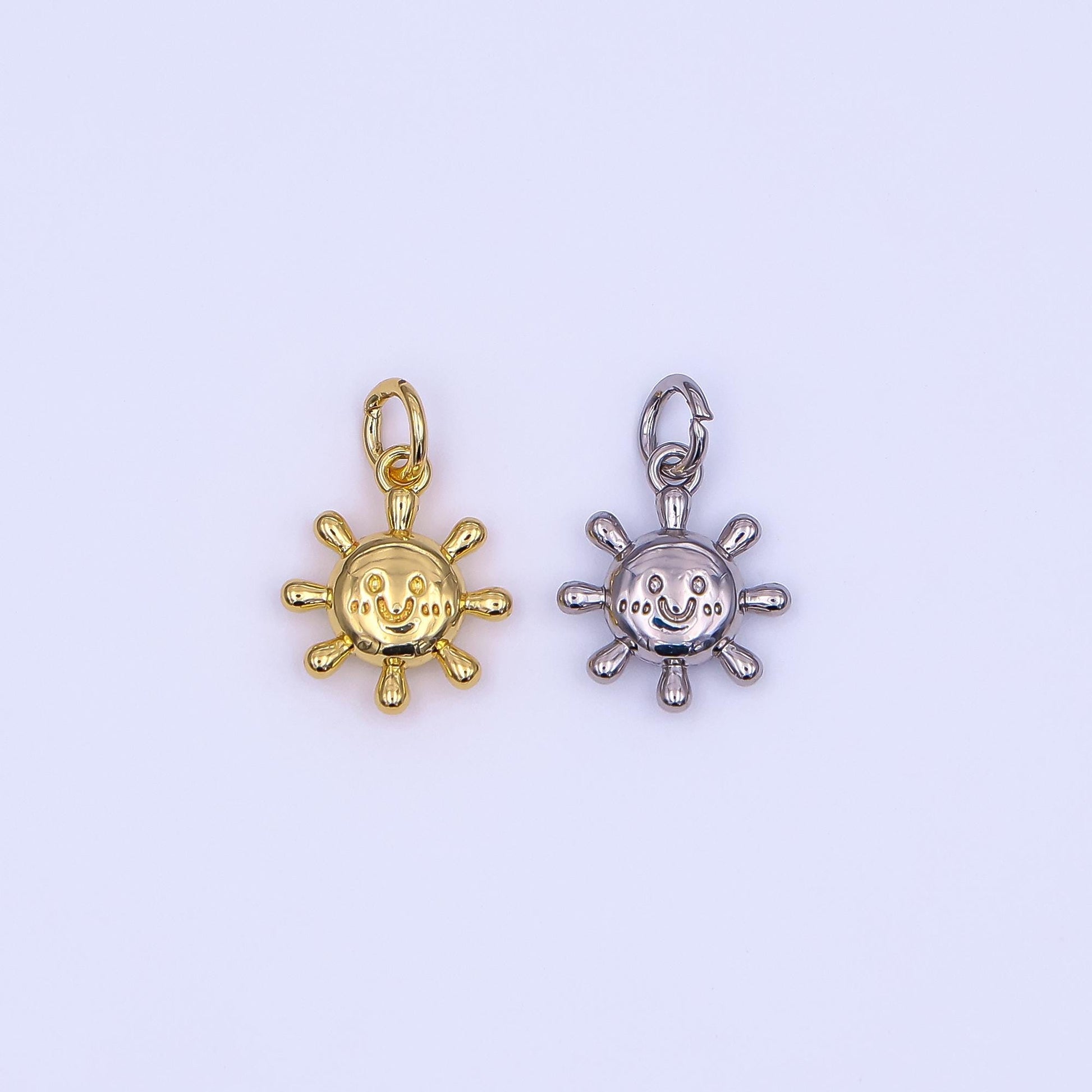 Mini Gold Sun Charms Tiny charm for Necklace Earring Bracelet Jewelry Making Supply Celestial Jewelry AF-499