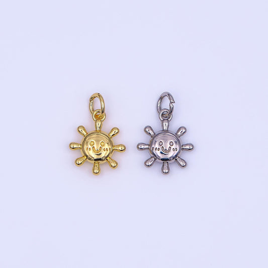 Mini Gold Sun Charms Tiny charm for Necklace Earring Bracelet Jewelry Making Supply Celestial Jewelry AF-499