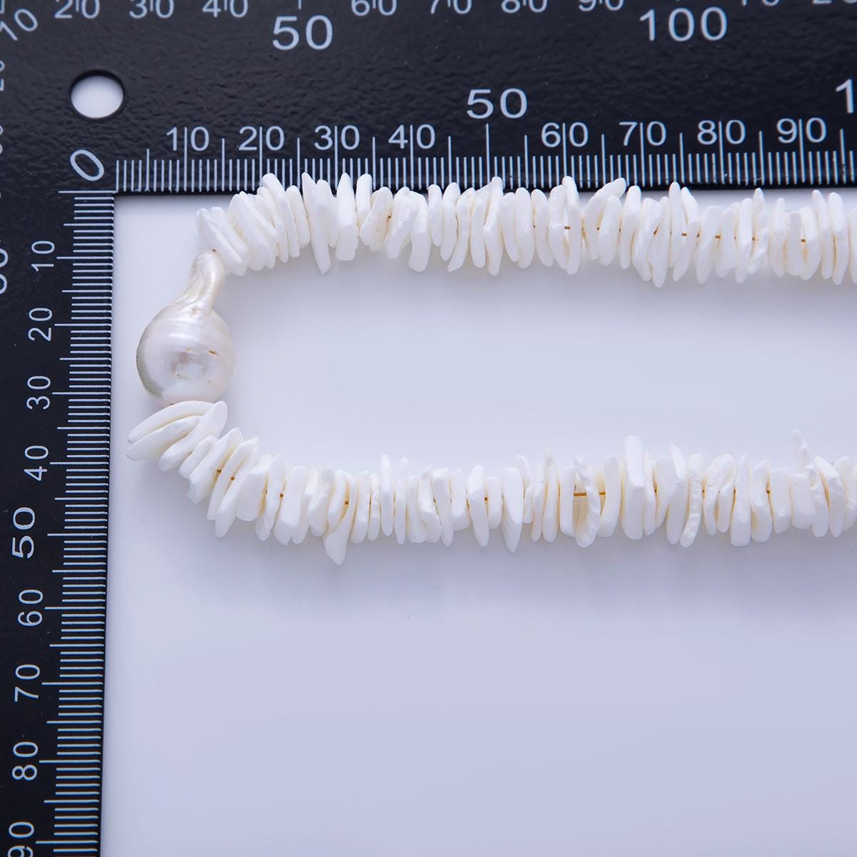 White Natural Puka Sea Shell Bead Strands Findings | WA-3610