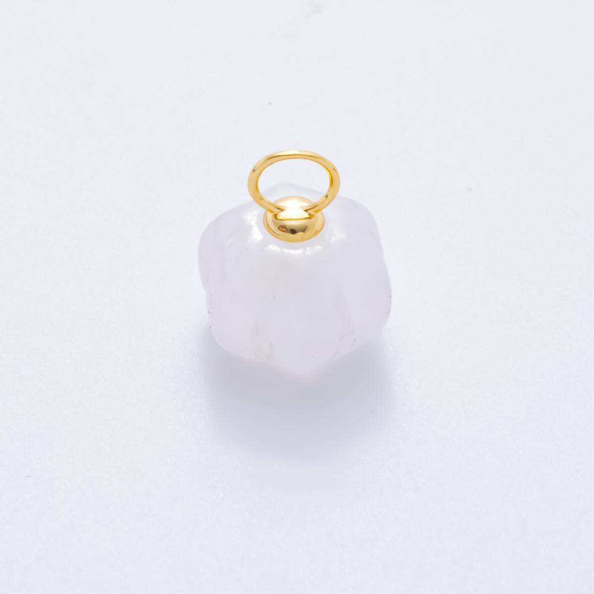 3D Pumpkin Shaped Gemstone Charm Natural Bead Gemstone Charm for Fall Thanksgiving Halloween Jewelry Inspired AH-836