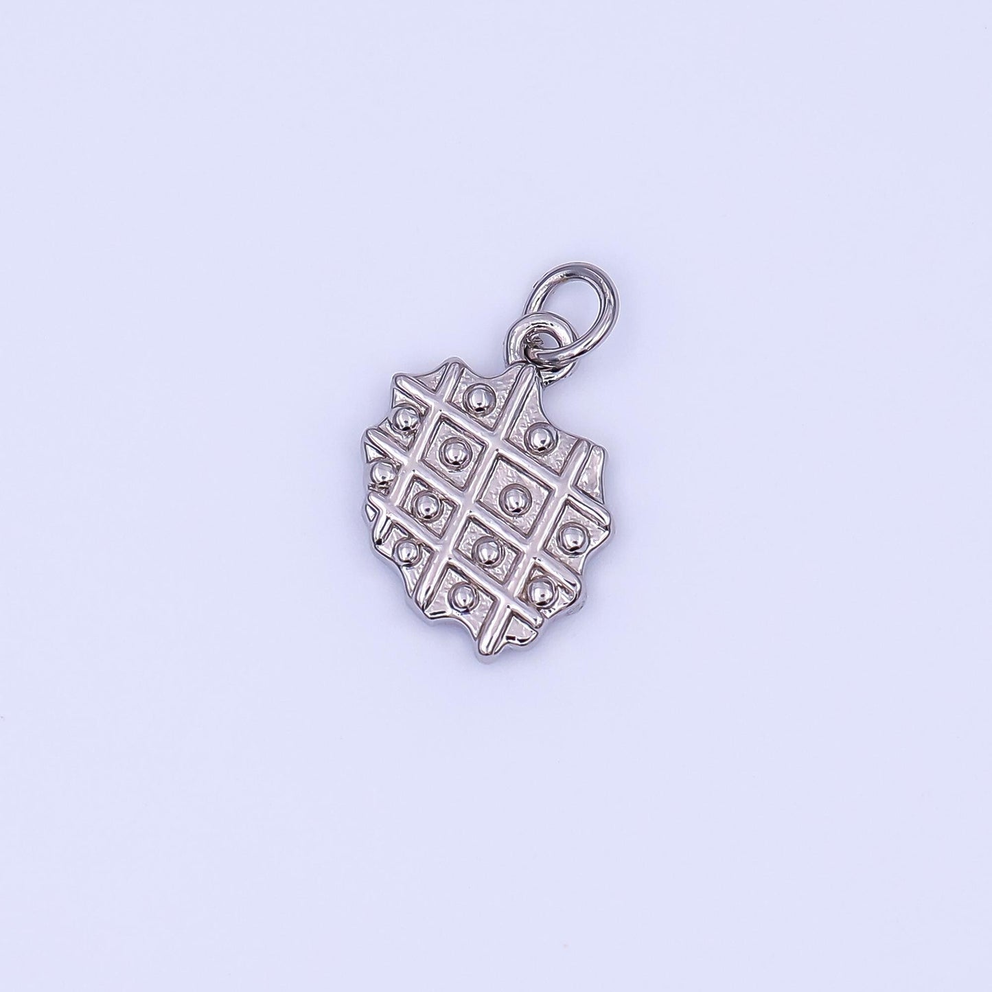 14k gold filled waffle Charm Food Breakfast Jewelry Inspired | AF-543