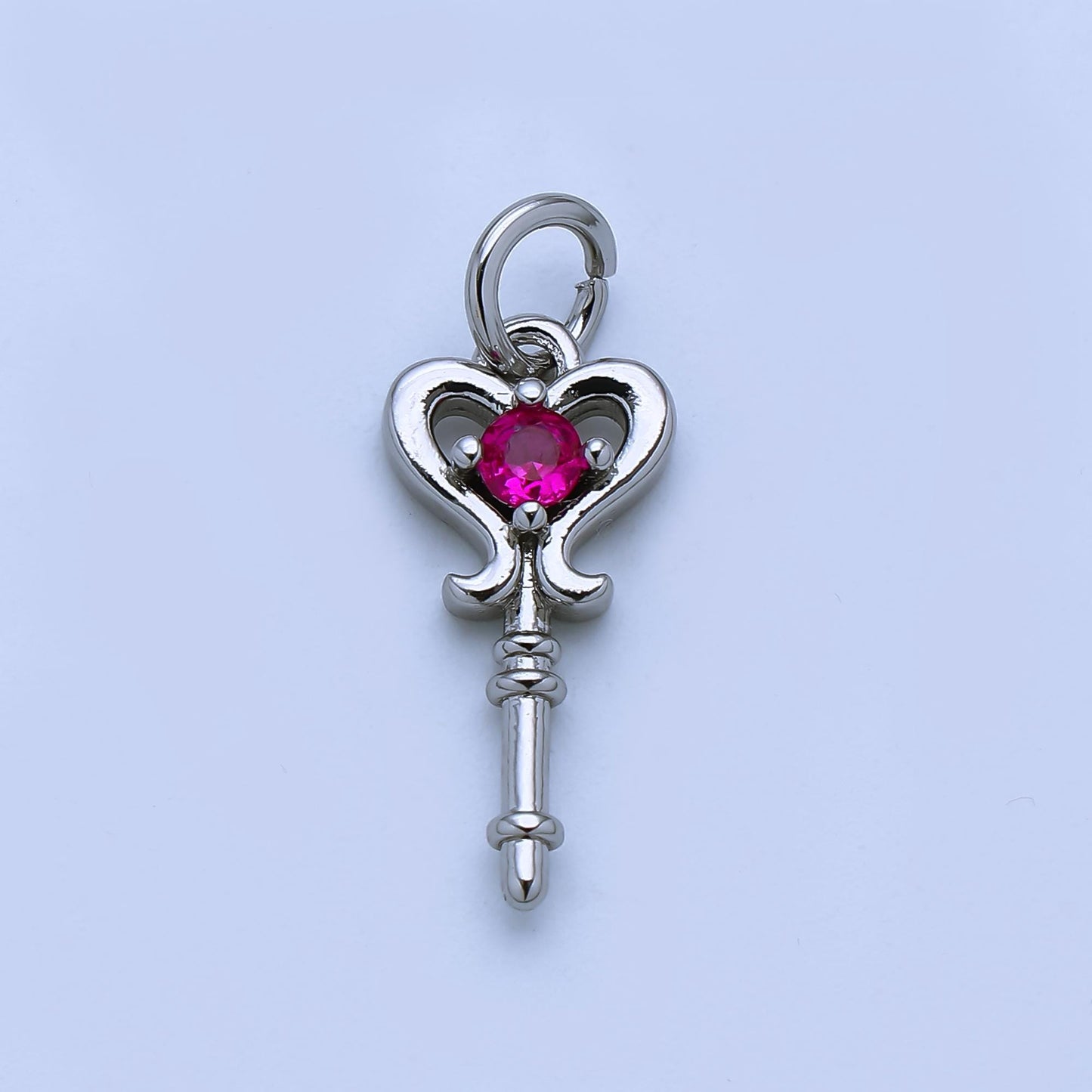 24k gold filled Mini Fairy Wand Charms with CZ Stone AJ-377