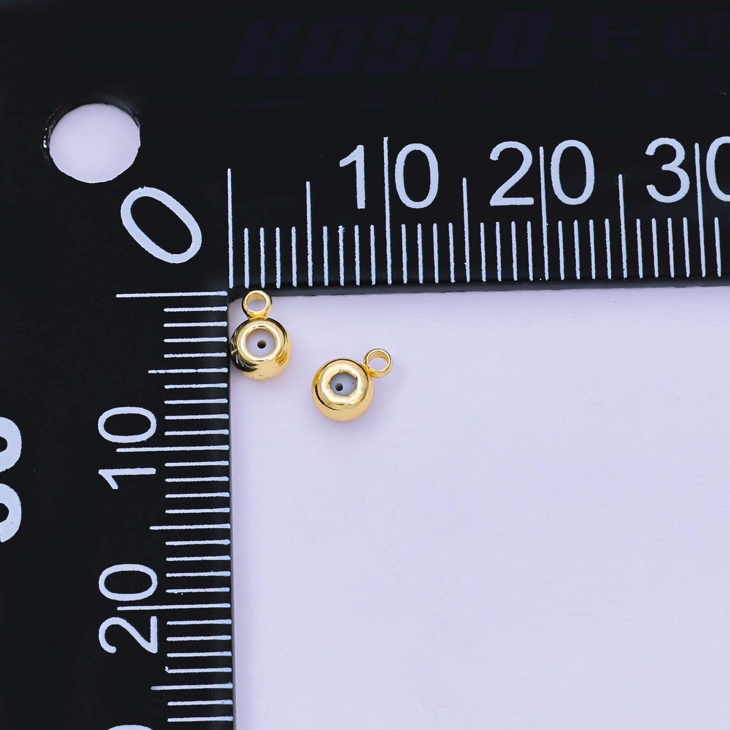 6x4 mm Gold Filled round safety rubber stopper bead spacer smart beads with open Link for Charm supplies Silicone Beads Z-1121