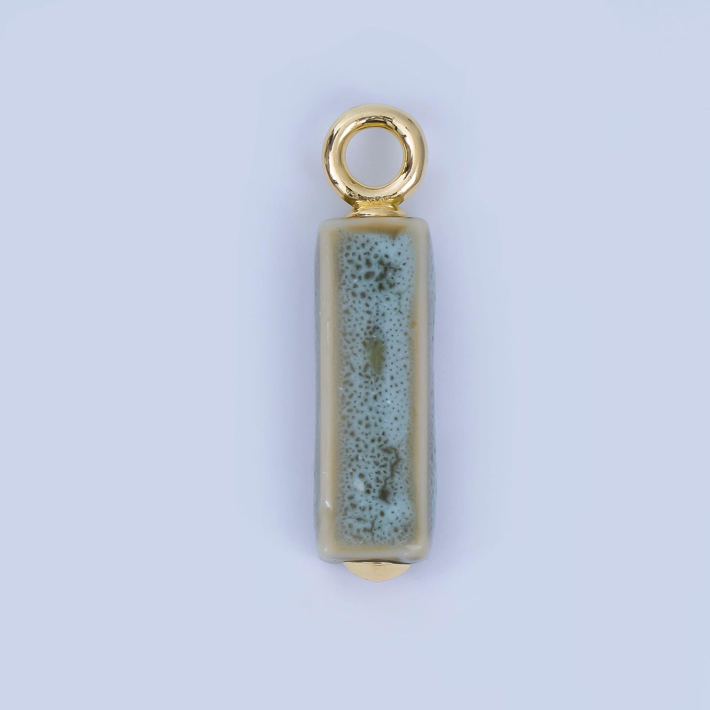 Dainty Ceramic Bar beads Charm Colorful pendant for necklace Bracelet Earring Charm AJ-451