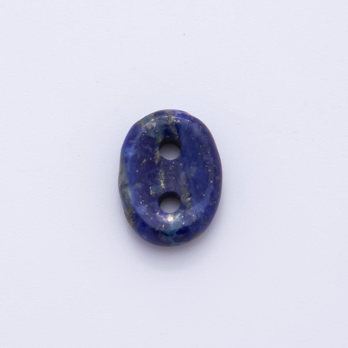 2mm hole GemStone oval 10x14mm Button Beads 2 holes button beads Spacer Charm Connector z1230