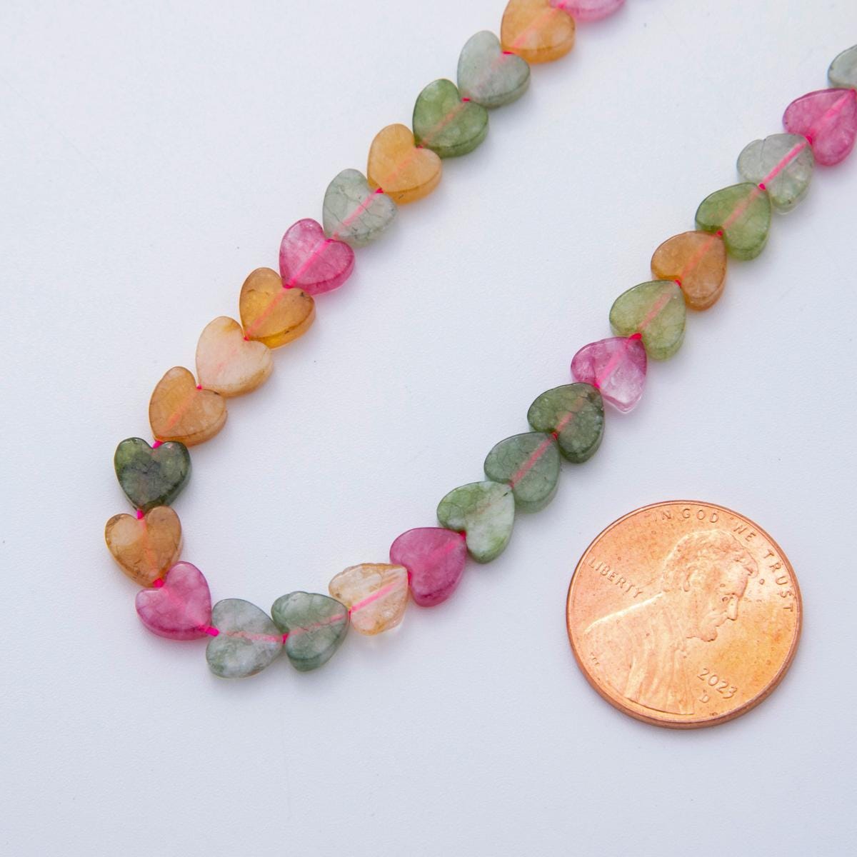 8mm Heart Beads Clover Natural Gemstone Beads Genuine Stone Bead for Bracelet Necklace Jewelry Supply Tourmaline, Onyx, Jasper, Agate Quartz