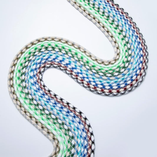 Navy Blue, Green Black Grey Colorful Summer Cord by Yard for Necklace & Bracelet Unfinished Wholesale Cord | Roll-1627