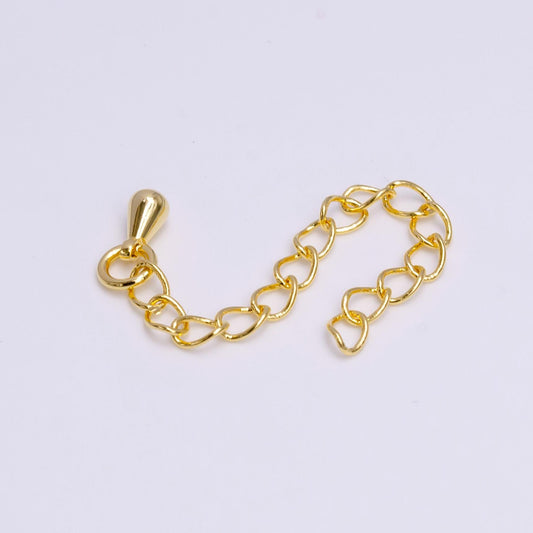 14k Gold Filled chain extender for necklace bracelet component supply | Z382