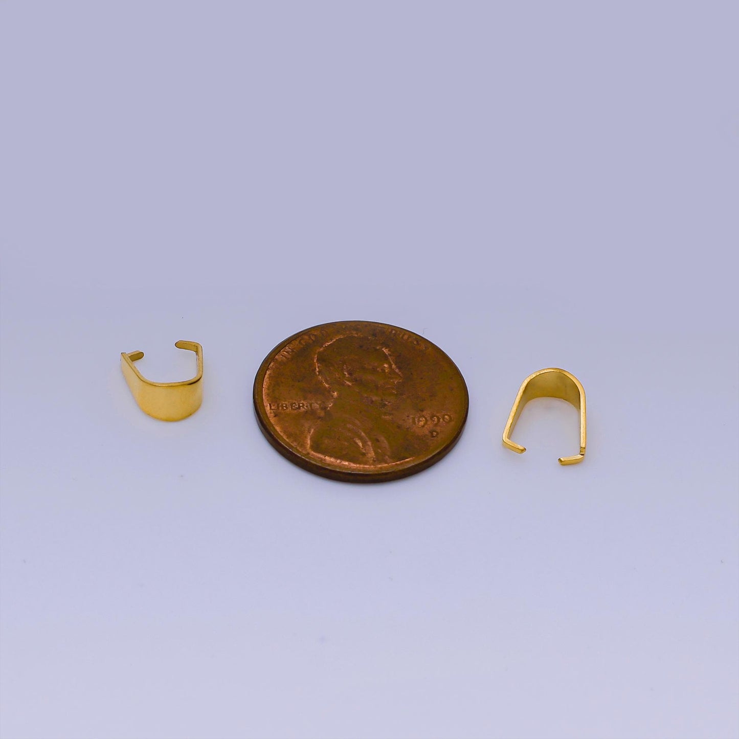 10x PVD Gold Stainless Steel bail Charm for Bracelet necklace jewelry making bulk wholesale findings Tarnish Free Supply Z-A1284