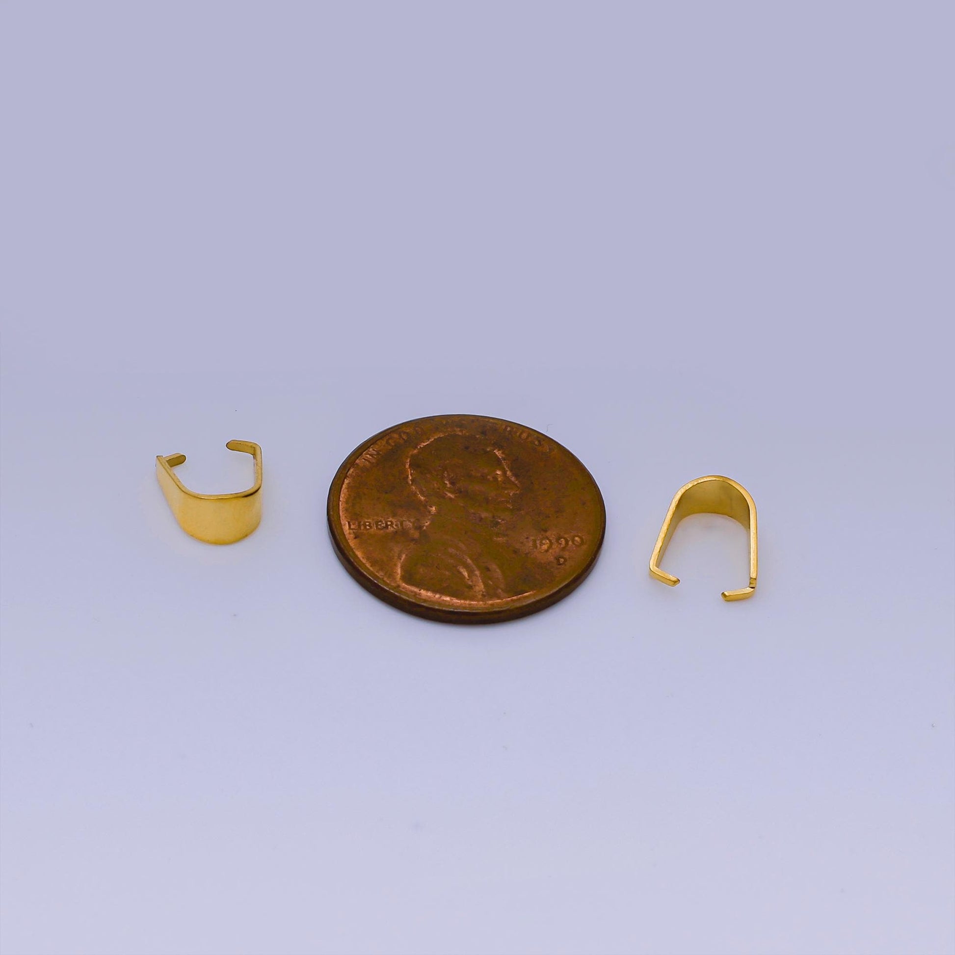 10x PVD Gold Stainless Steel bail Charm for Bracelet necklace jewelry making bulk wholesale findings Tarnish Free Supply Z-A1284