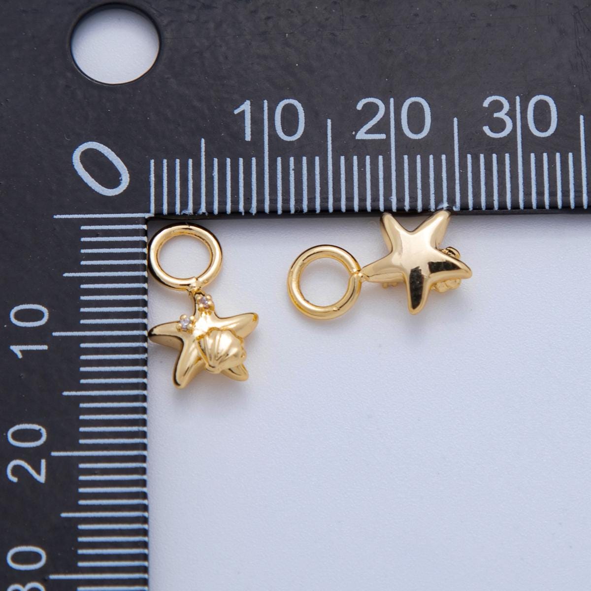 18K Gold Filled Star Add-On Drop Earring Charm | AF-827