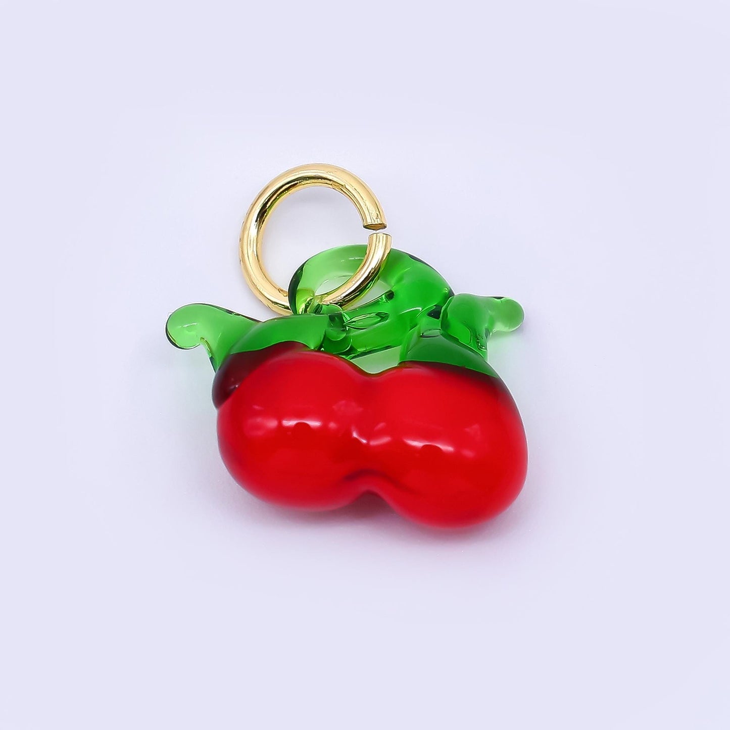 Tomato Resin charm fruit vegetable foodie inspired D-173