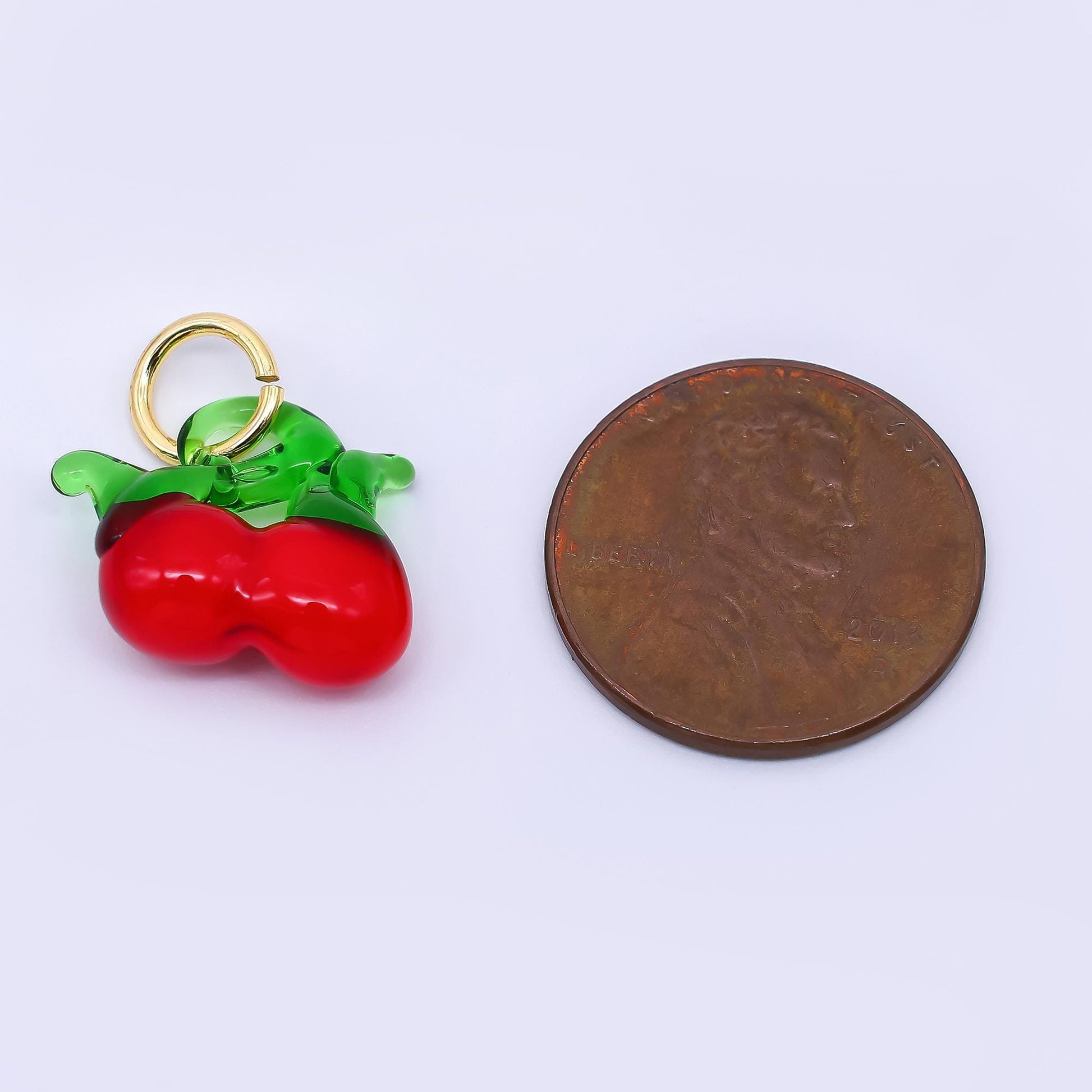Tomato Resin charm fruit vegetable foodie inspired D-173