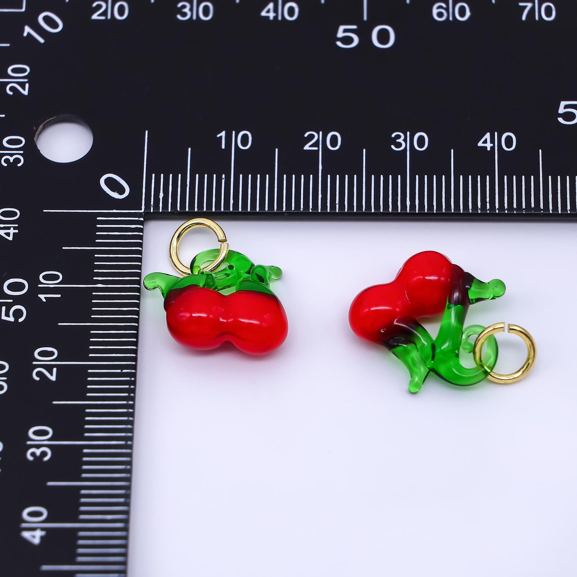Tomato Resin charm fruit vegetable foodie inspired D-173