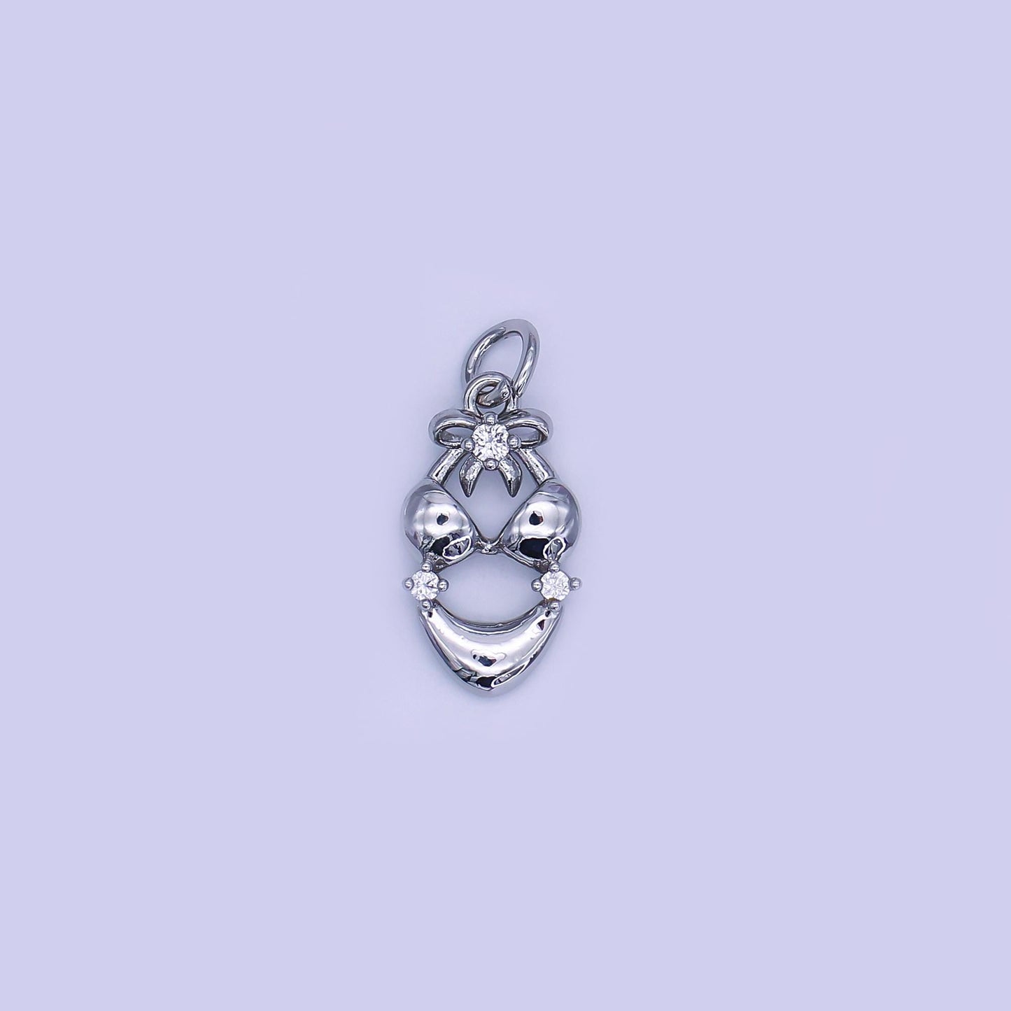 Mini gold Bikini charm Summer Bikini Beach Pendant dangle for minimalist bracelet necklace earring supply component Aj-304