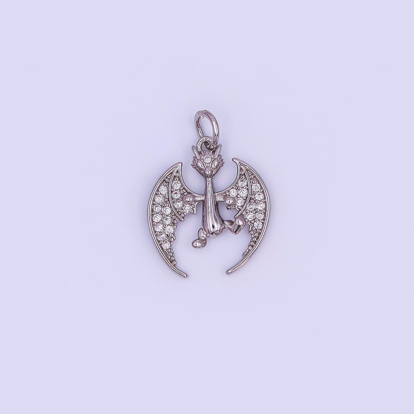 Dainty gold Dragon charm Fantasy Animal Monster pendant for necklace bracelet earring component AF-495